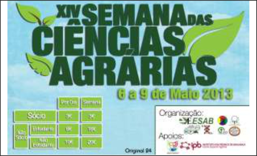 XIV Semana das Ciências Agrárias