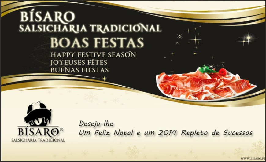 A Bísaro deseja-lhe um Feliz Natal e um Próspero 2014